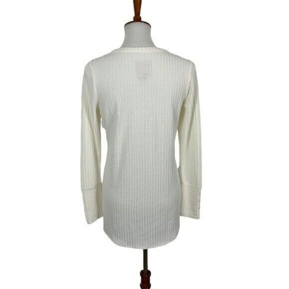 Chaser Thermal Long Sleeve Top White Medium Layering Casual - Picture 4 of 6